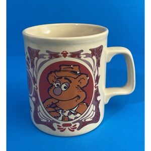Vintage 1978 Muppets Fozzie Bear Mug Kiln Craft England Ironstone VTG 70s